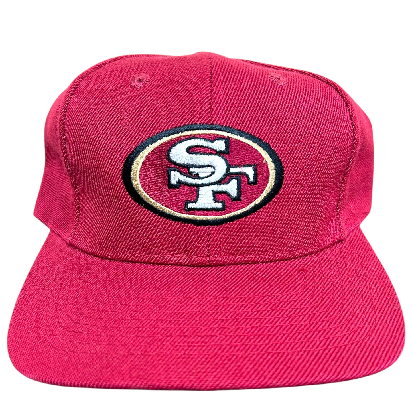 Vintage 1990s San Francisco 49ers Burgundy Snapback Hat - One Size