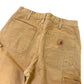 Modern Carhartt Loose Fit Flannel Lined Tan Carpenter Pants - Size 32” x 34”