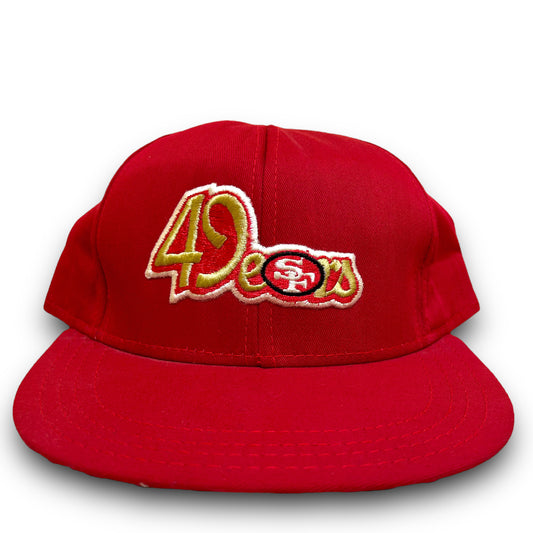 Vintage 1990s San Francisco 49ers Embroidered Red Snapback Hat
