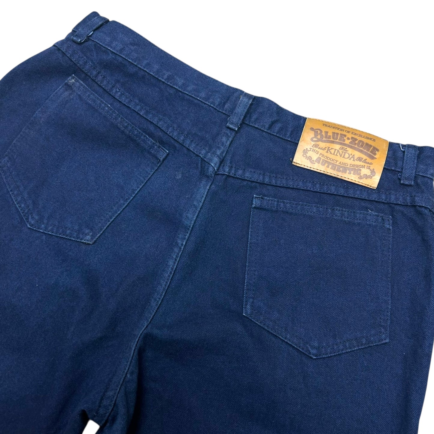 Vintage 1990s Blue Zone Dark Wash Relaxed Fit Jeans - Size 36” x 30”