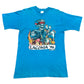 Vintage 1990s Laconia, NH Motorcycle Rally 1996 Blue Graphic T-Shirt - Size Large