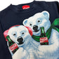 Vintage 1990s Coca Cola Polar Bears Navy Blue Crewneck Sweatshirt - Size XL (Fits Large)