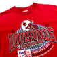 Y2K Louisville Cardinals Orange Bowl 2007 Red Graphic T-Shirt - Size Medium