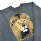 Vintage 1990s “The African Lion” Grey Crewneck Sweatshirt - Size Large (Fits M/L)