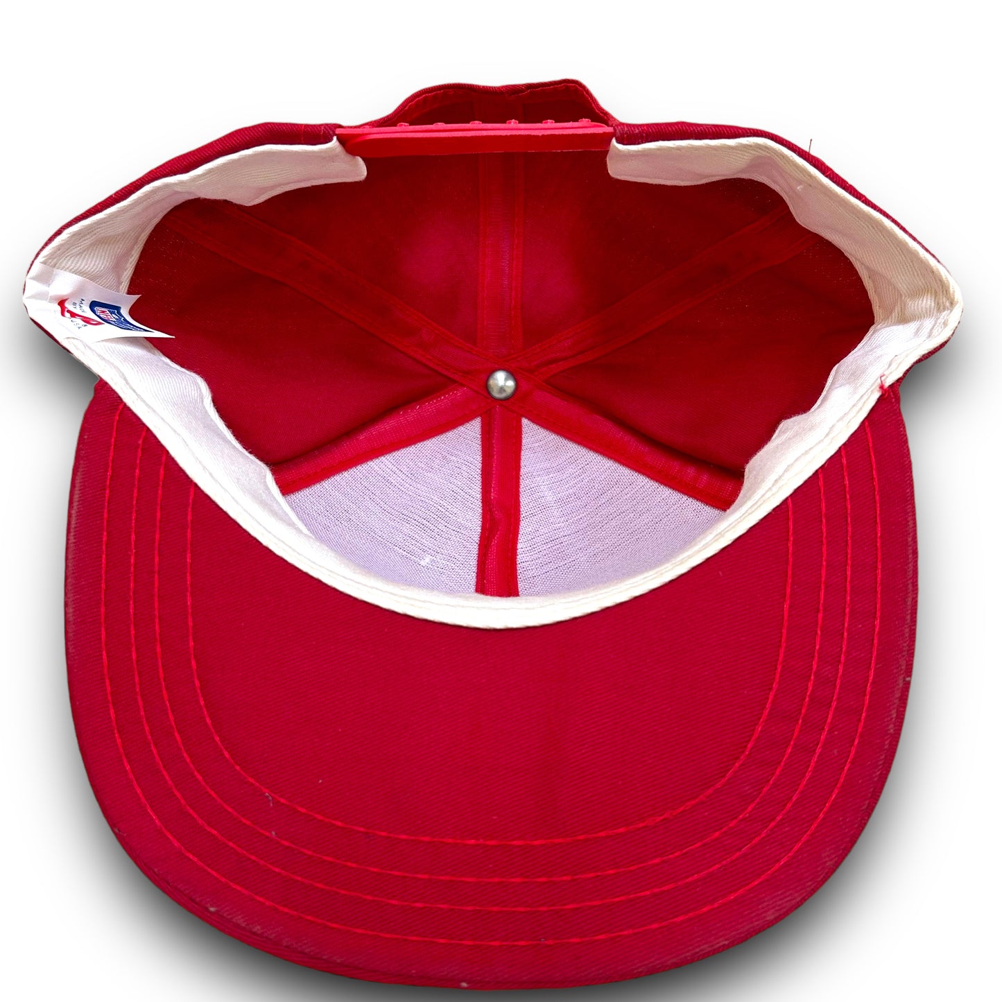 Vintage 1990s San Francisco 49ers Embroidered Red Snapback Hat