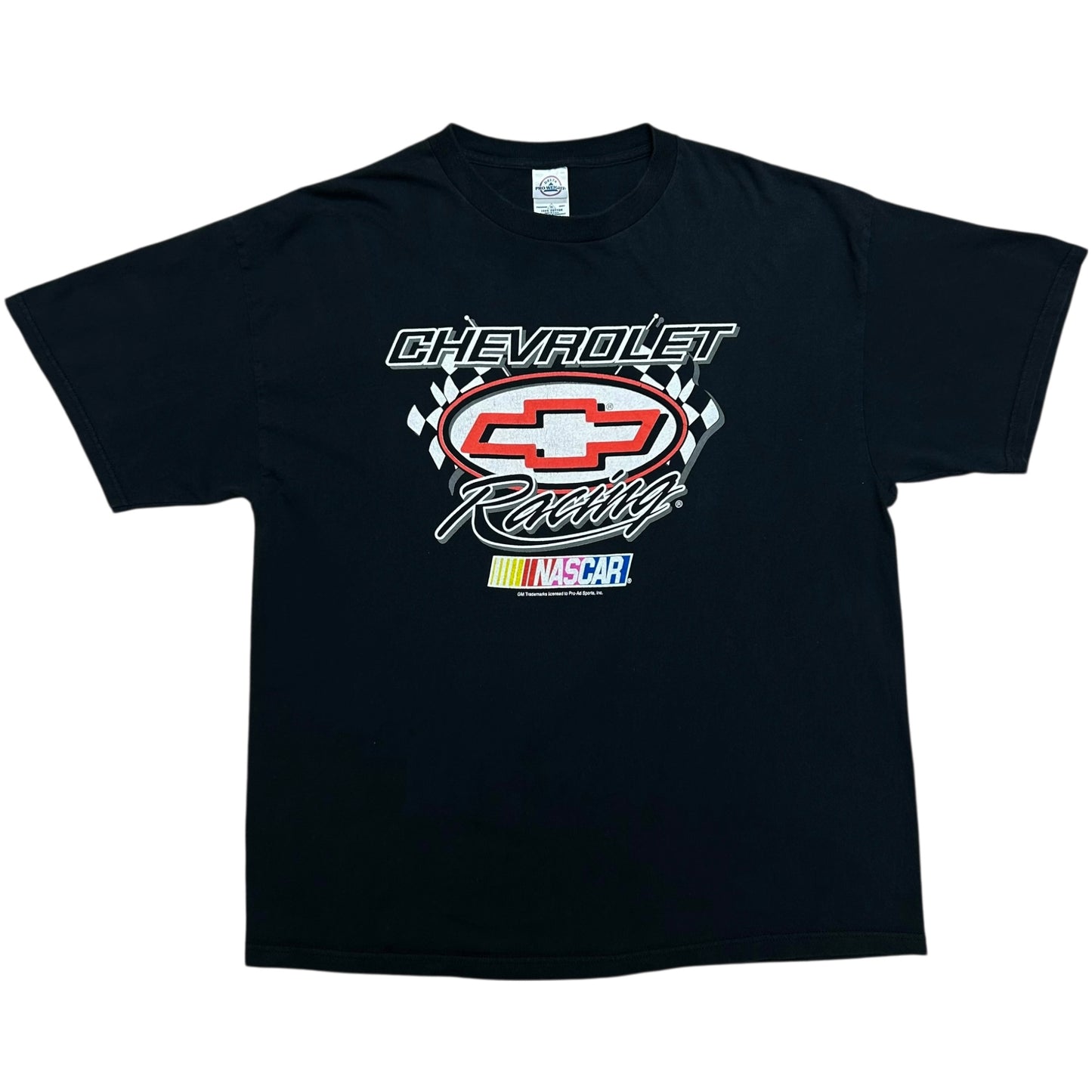 Early 2000s Chevrolet Racing Black Graphic T-Shirt - Size XL