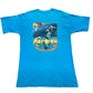 Vintage 1990s Laconia, NH Motorcycle Rally 1996 Blue Graphic T-Shirt - Size Large