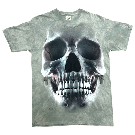 Early 2010s The Mountain Sage Green Skull Graphic T-Shirt - Size Medium (Fits M/L)