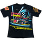 Vintage 1990s Ernie Irvan “Yates Rocket” Racing All Over Print Graphic T-Shirt - Size Medium