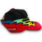 Vintage 1990s Dale Earnhardt x Peter Max Goodwrench Service Plus Black/Rainbow Snapback Hat