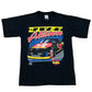 Vintage 1990s Davey Allison Texaco Havoline Racing Black Graphic T-Shirt - Size Medium