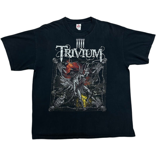 Late 2000s Trivium Black Band Graphic T-Shirt - Size XL