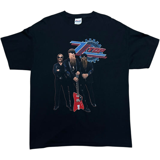 Late 2000s ZZ Top Summer Tour 2007 Black Graphic T-Shirt - Size XL