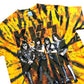 Modern KISS “End Of The Road Tour” Yellow/Orange Tie-Dye Graphic T-Shirt - Size Medium