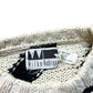 Vintage 1990s Wilke Rodriguez White/Black Geometric Design Knit Sweater - Size Large (Boxy Fit)