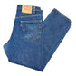 Vintage 1990s Levi’s 550 Relaxed Fit Mid Wash Jeans - Size 34” x 30”