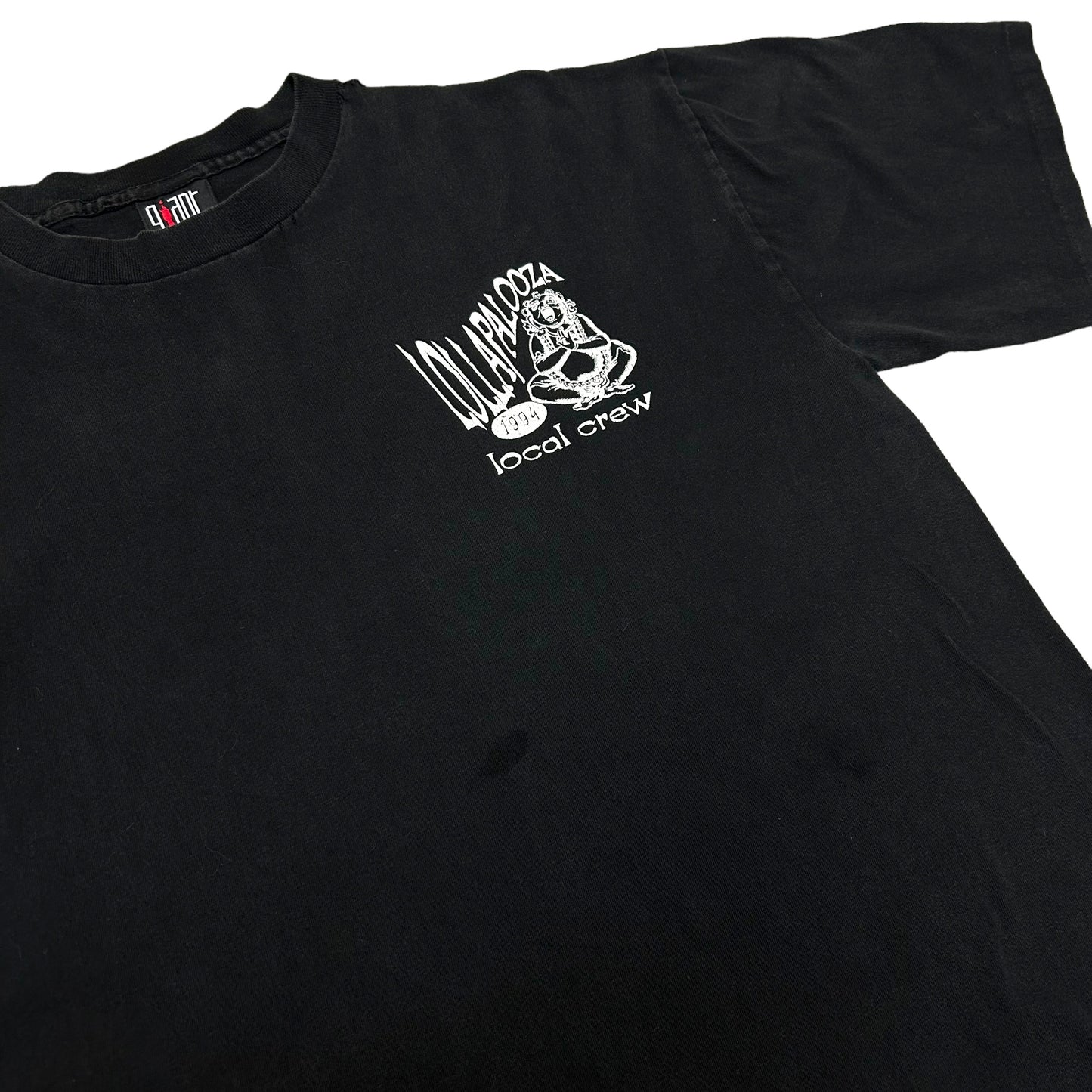Vintage 1990s Lollapalooza ‘94 Local Crew Black Graphic T-Shirt - Size XL