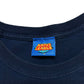 Y2K Justice League Navy Blue Graphic T-Shirt - Size Medium