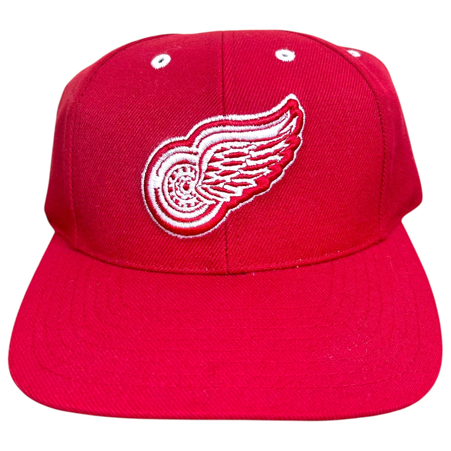 Vintage 1990s Logo Athletic Detroit Red Wings Red Snapback Hat - One Size