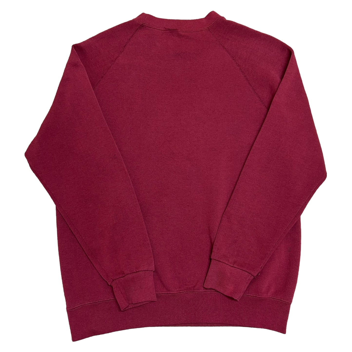 Vintage 1980s Harvard University Crest Burgundy Crewneck Sweatshirt - Size Large