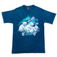 Vintage 1990s Alaska Polar Bears Blue Graphic T-Shirt - Size Medium