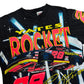 Vintage 1990s Ernie Irvan “Yates Rocket” Racing All Over Print Graphic T-Shirt - Size Medium