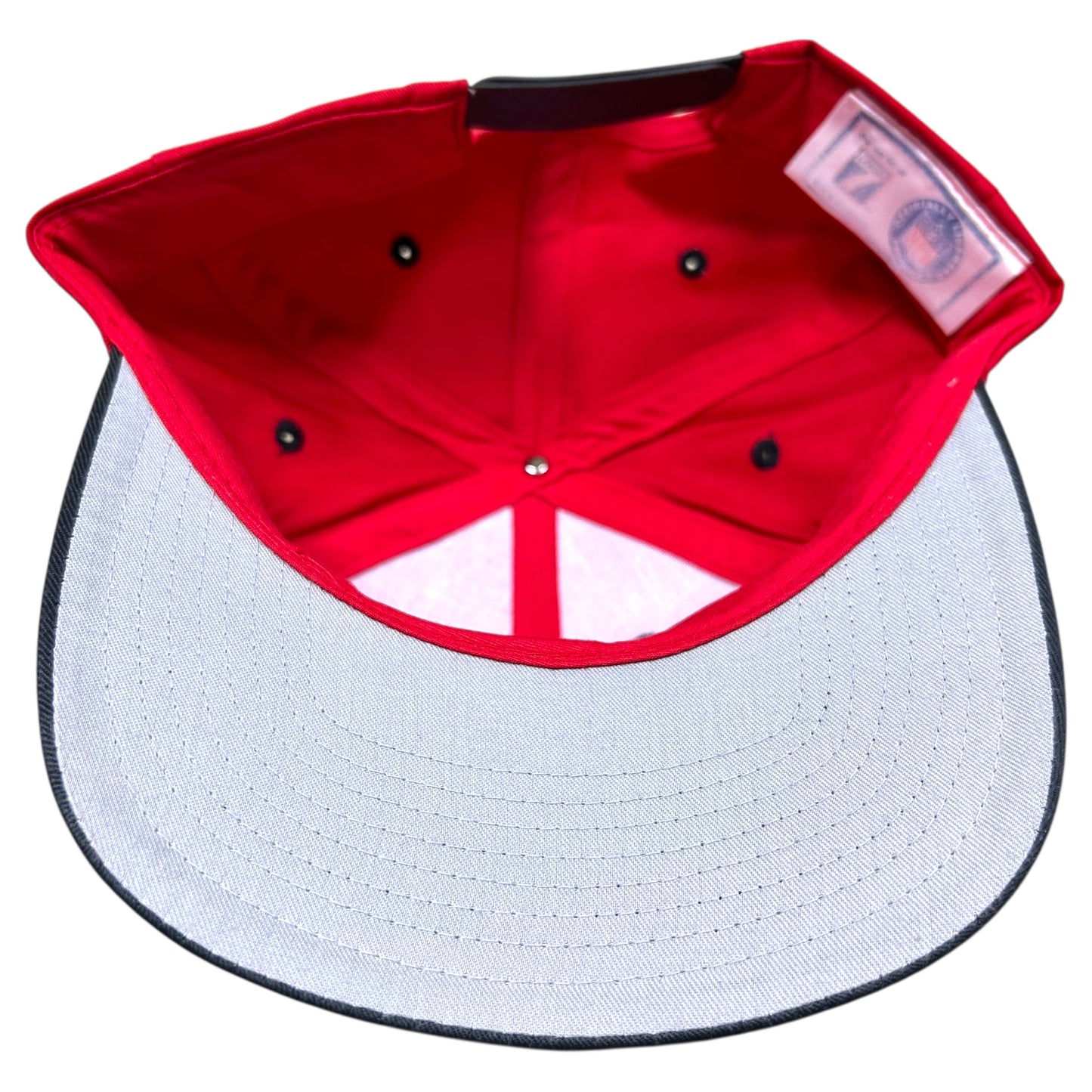 Vintage 1990s Logo 7 Kansas City Chiefs Red Snapback Hat - One Size