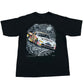 Vintage Y2K Dale Jarrett UPS Racing Black Graphic T-Shirt - Size XL