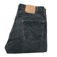 Modern Late 2000s Levi’s 505 Regular Fit Charcoal Grey Jeans - Size 36” x 30”