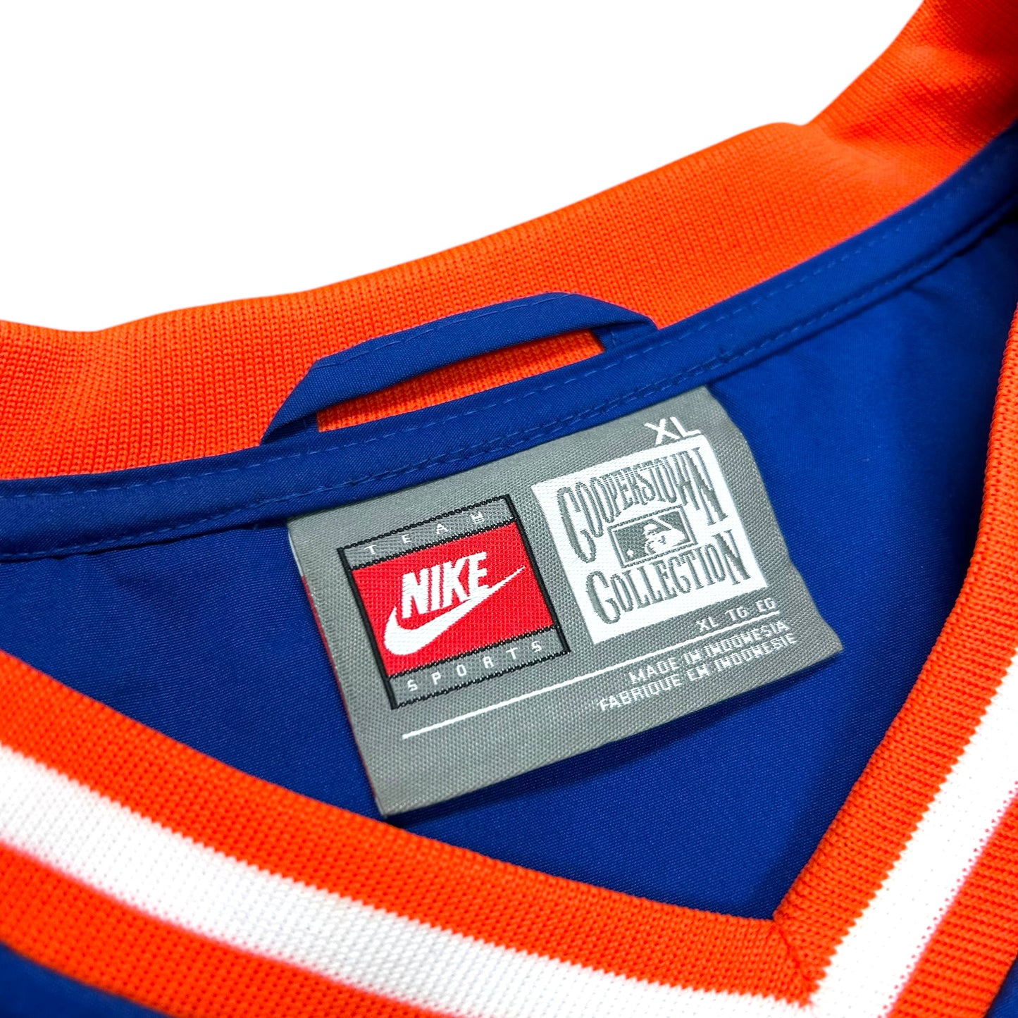 Mid-2000s Nike Team Sports Cooperstown Collection New York Mets Blue Pullover Top - Size XL