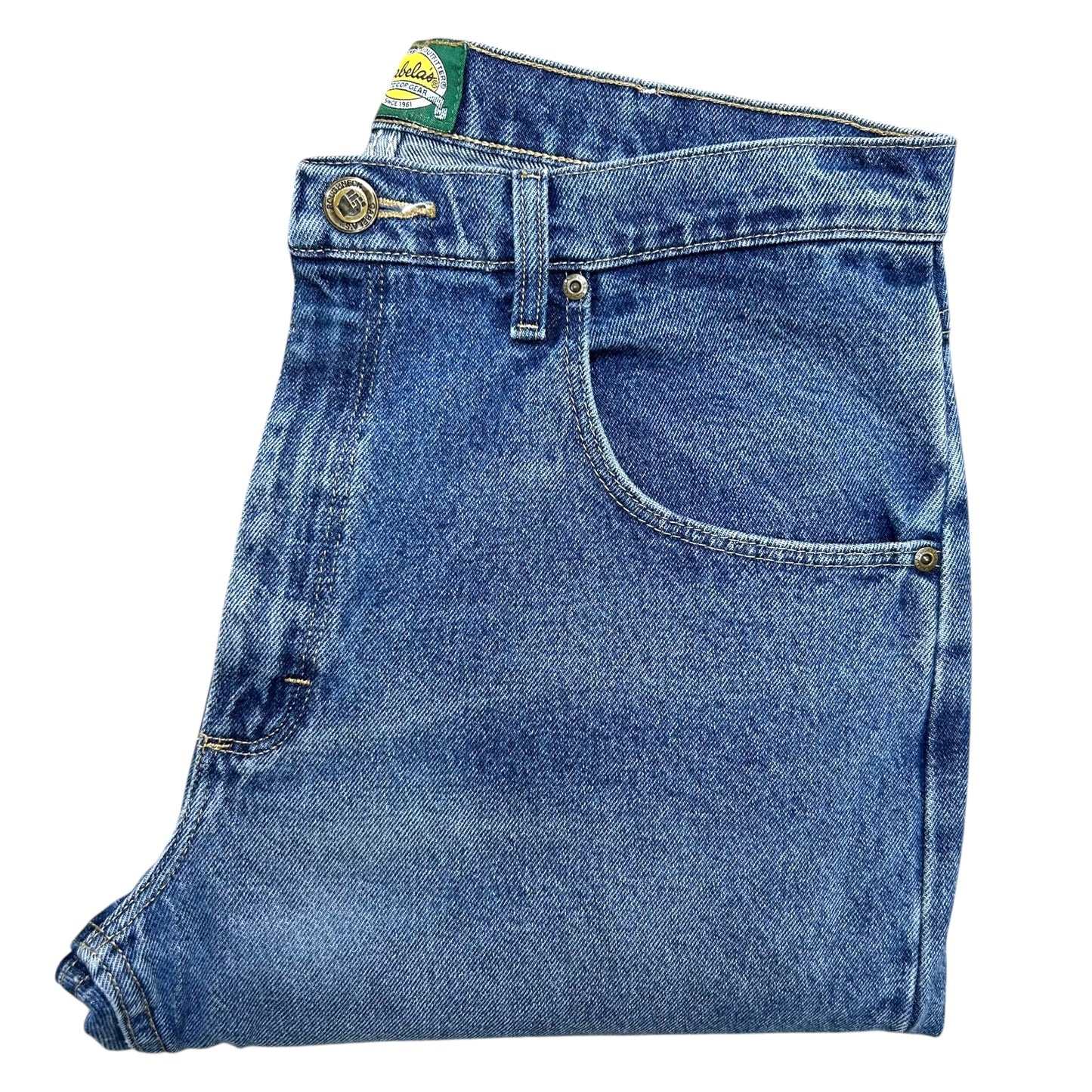 Early 2010s Cabela’s Outdoor Gear Regular Fit Light Wash Jeans - Size 34” x 32”