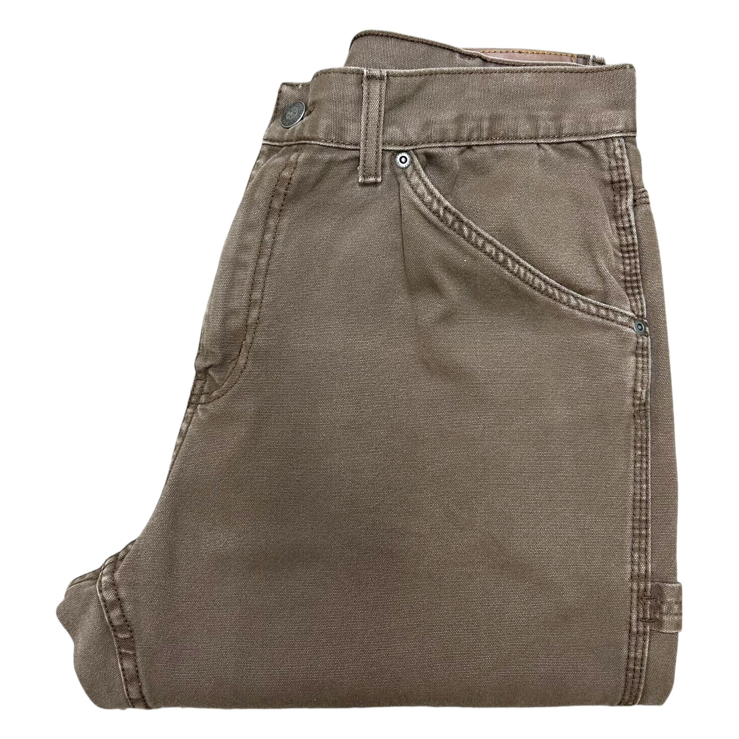 Late 2000s Schmidt Workwear Brown Carpenter Pants - Size 38” x 32”