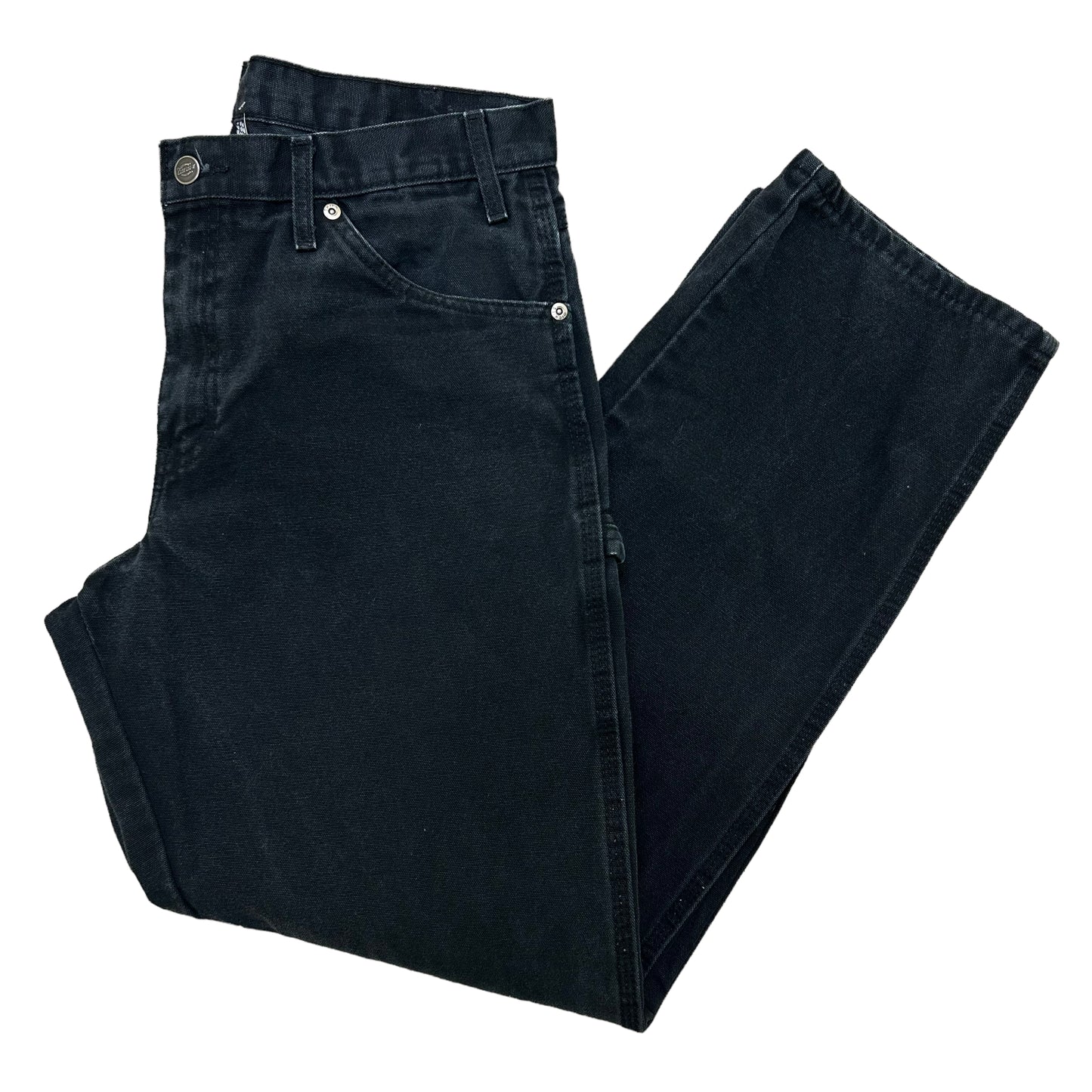 Vintage Y2K Dickies Loose Fit Black Carpenter Jeans - Size 32” x 32”