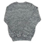 Y2K St. John’s Bay Black/White Oversized Knit Sweater - Size Large Tall