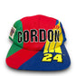 Vintage 1990s NASCAR 50th Anniversary Jeff Gordon Embroidered Color-Block Snapback Hat