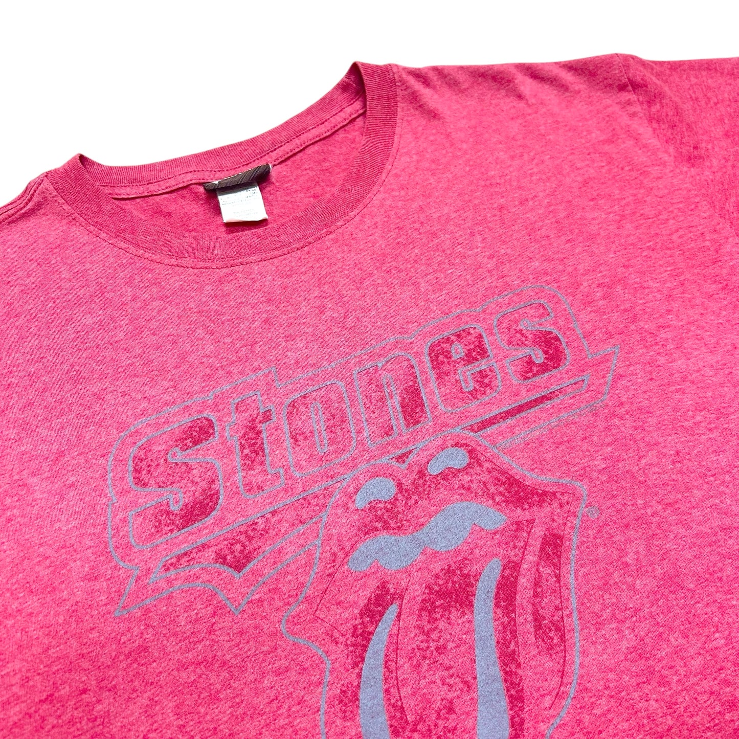 Mid-2000s Rolling Stones Red Over-Dyed Graphic T-Shirt Size Large (Fits Medium)