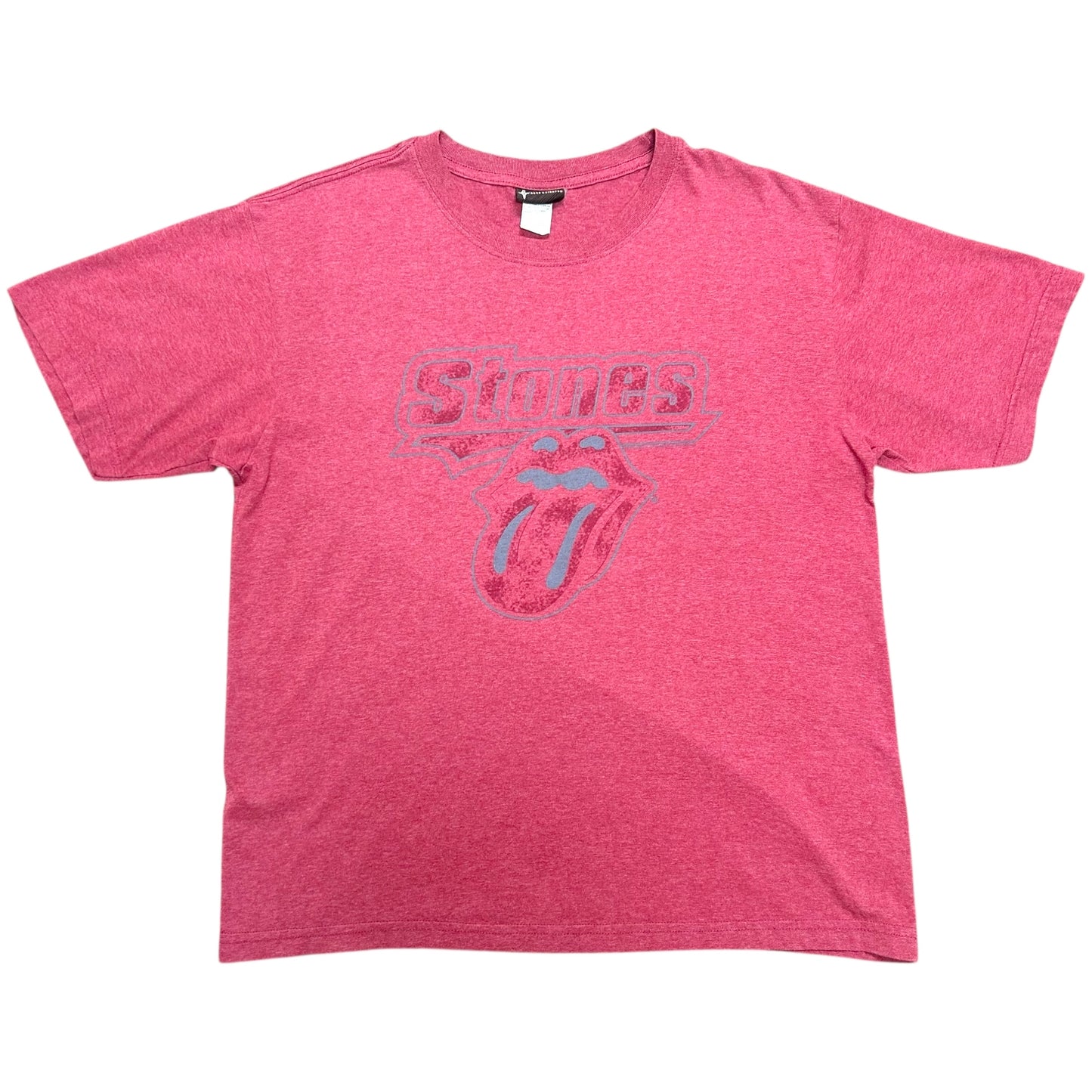 Mid-2000s Rolling Stones Red Over-Dyed Graphic T-Shirt Size Large (Fits Medium)