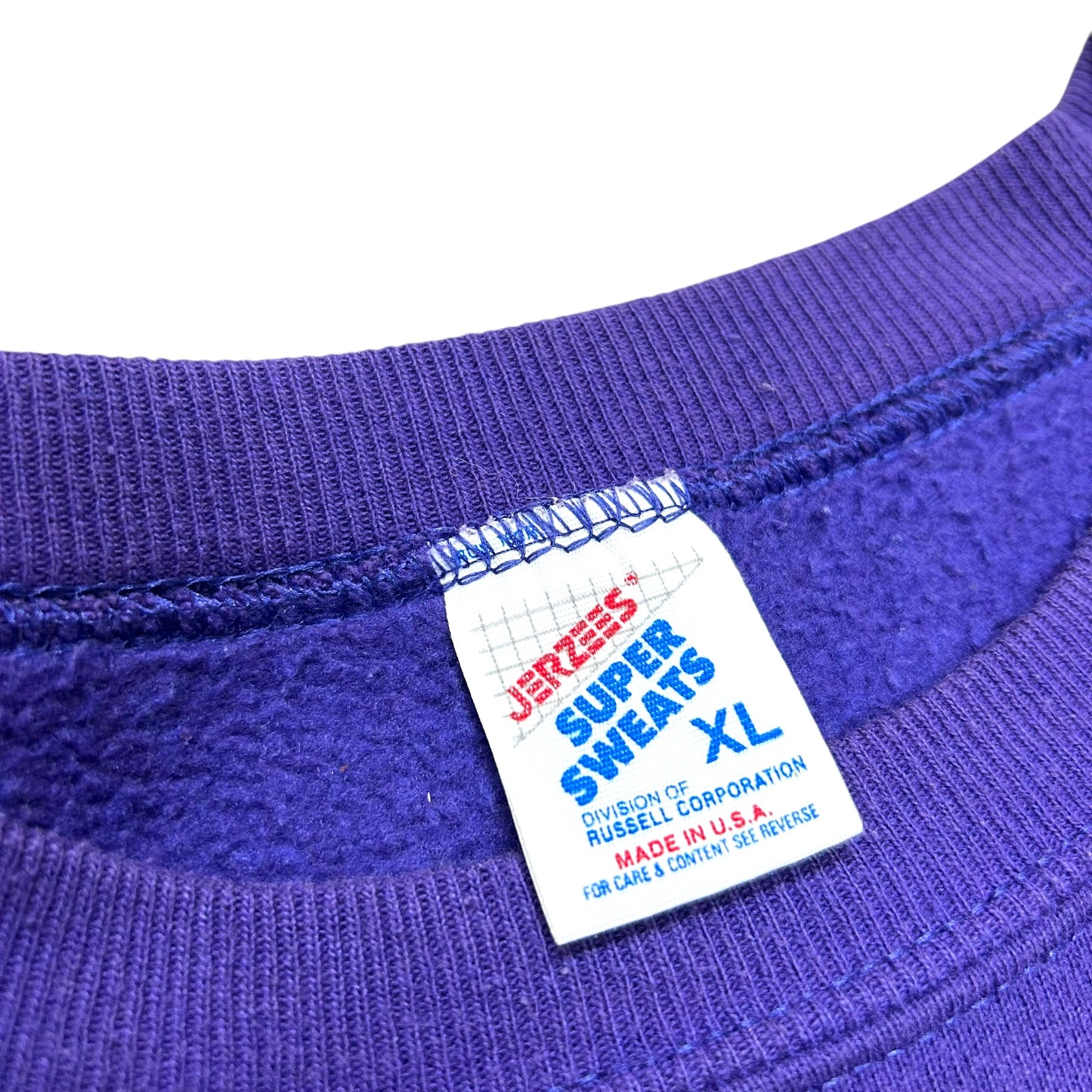 Vintage 1990s Trezevant Bears Purple Crewneck Sweatshirt - Size XL