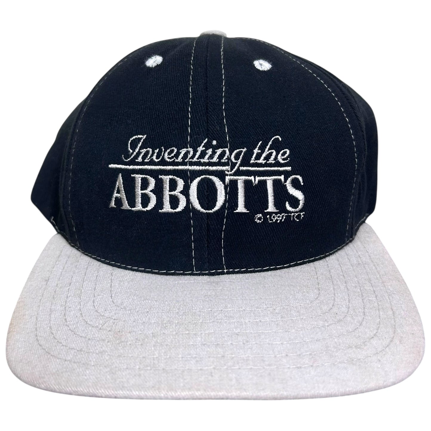 Vintage 1990s “Inventing The Abbotts” Movie Promo Black Snapback Hat - One Size