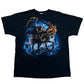 Y2K Grim Reaper Black Graphic T-Shirt - Size XL