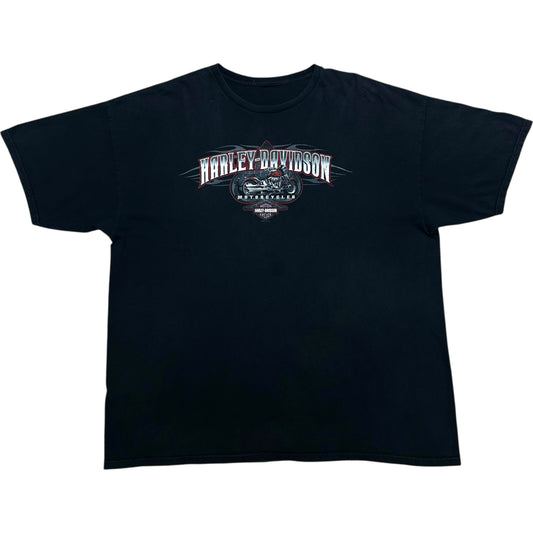 Early 2010s “Man O’ War” Harley Davidson Black Graphic T-Shirt - Size XXL
