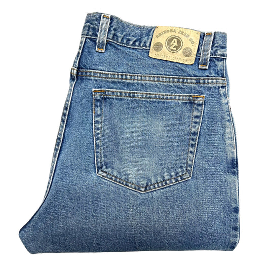 Vintage Y2K Arizona Jeans Co. Light Wash Loose Fit Boot Cut Jeans - Size 36” x 30”