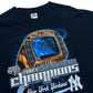 New York Yankees 2009 World Series Championship Ring Navy Blue Graphic T-Shirt - Size XXL
