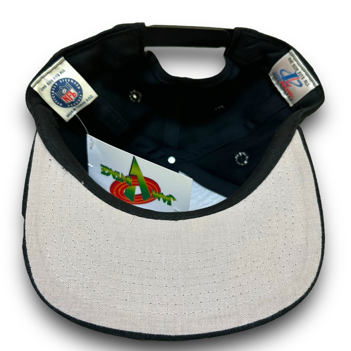 Vintage 1990s Super Bowl XXXII (32) Denver Broncos Green Bay Packers Black Snapback Hat