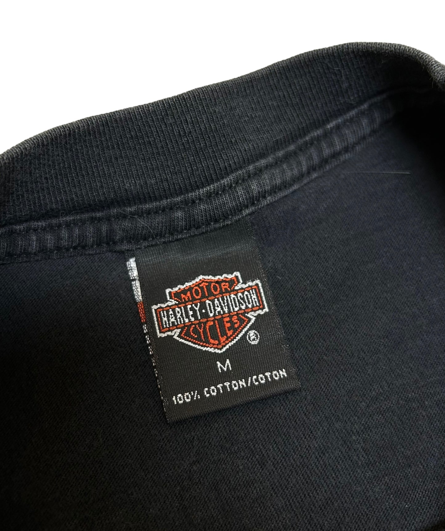 Vintage 1990s “Super Bikes” Harley Davidson St Maarten, N.A. Black Graphic T-Shirt - Size Medium