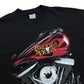 Vintage 1990s Brooks & Dunn “Asphalt Cowboys” Black Graphic T-Shirt - Size Large