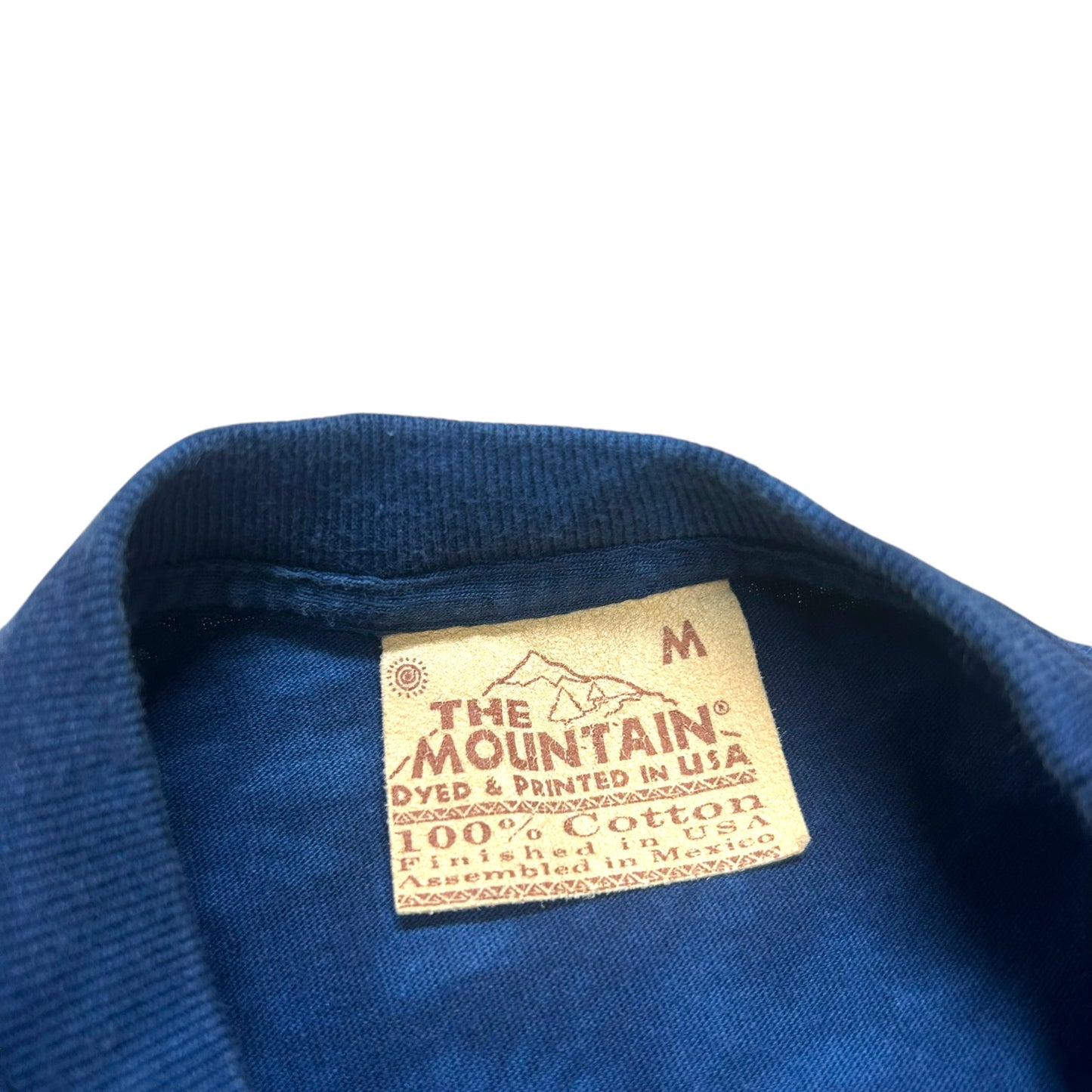 Early 2000s The Mountain Blue Tie-Dye Deer Graphic T-Shirt - Size Medium (Tall Fit)