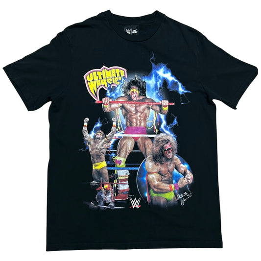 Modern Shoe Palace x WWE Ultimate Warrior Black Graphic T-Shirt - Size Large (Fits L/XL)