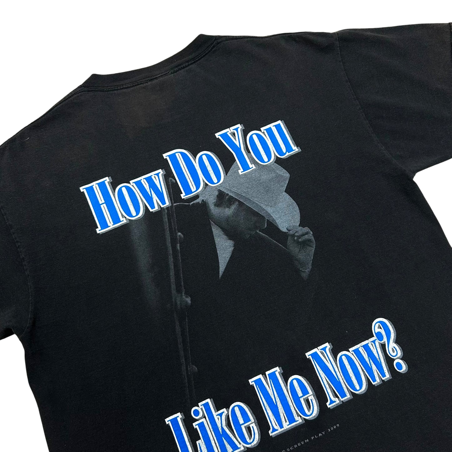 Early 2000s Toby Keith “How Do You Like Me Now?” Black Graphic T-Shirt - Size Large