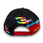 Vintage 1990s Dale Earnhardt x Peter Max Goodwrench Service Plus Black/Rainbow Snapback Hat